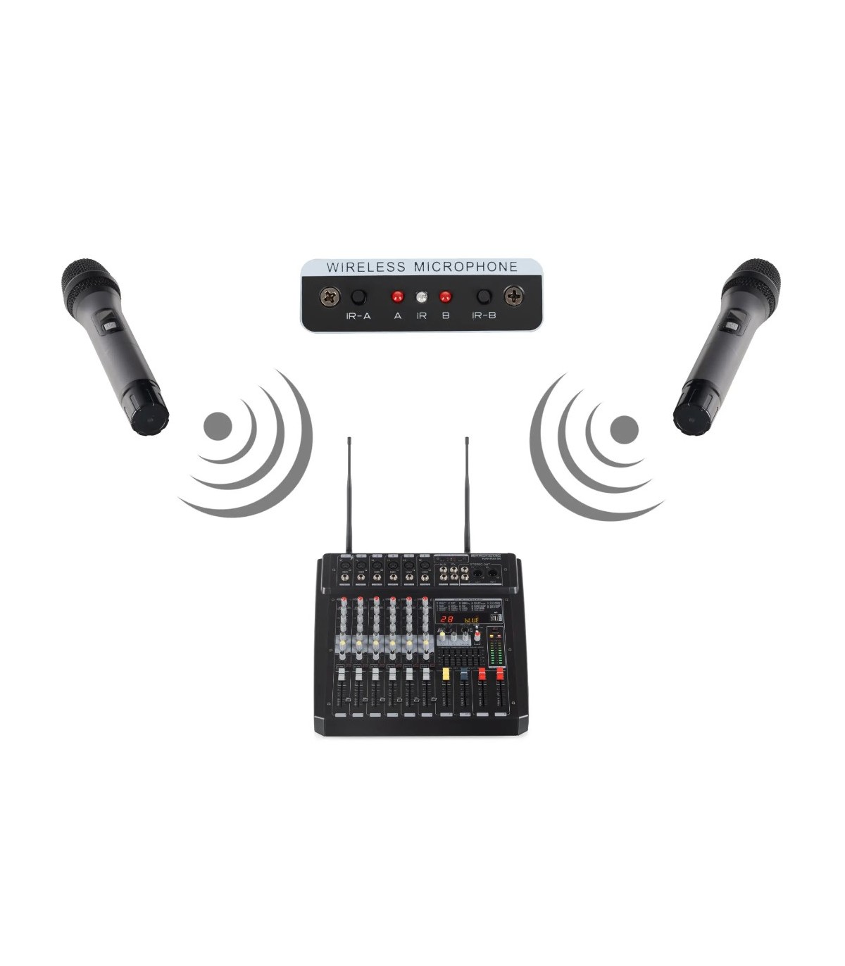 Pronomic Powermake 600 with Wireless Microphones [4]