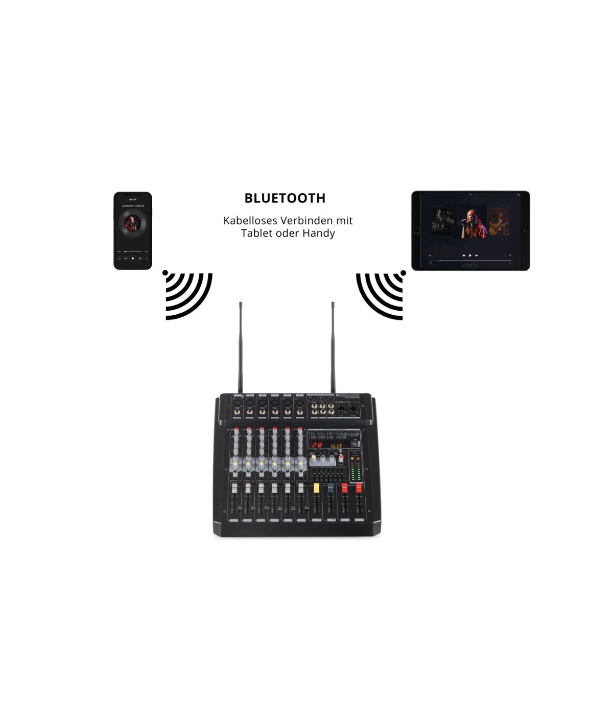 Pronomic Powermake 600 with Wireless Microphones [6]