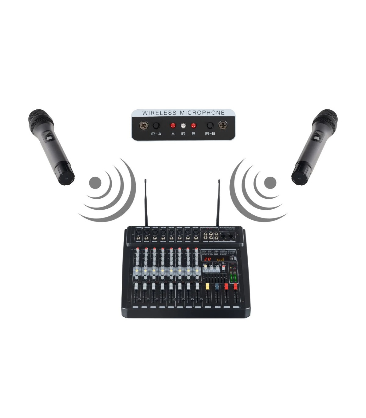 Pronomic Powermake 800 with Wireless Microphones [4]