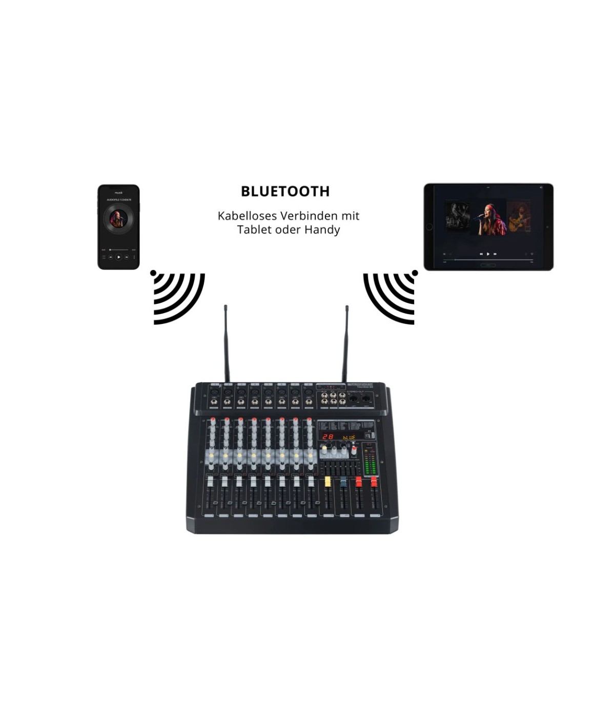 Pronomic Powermake 800 with Wireless Microphones [6]