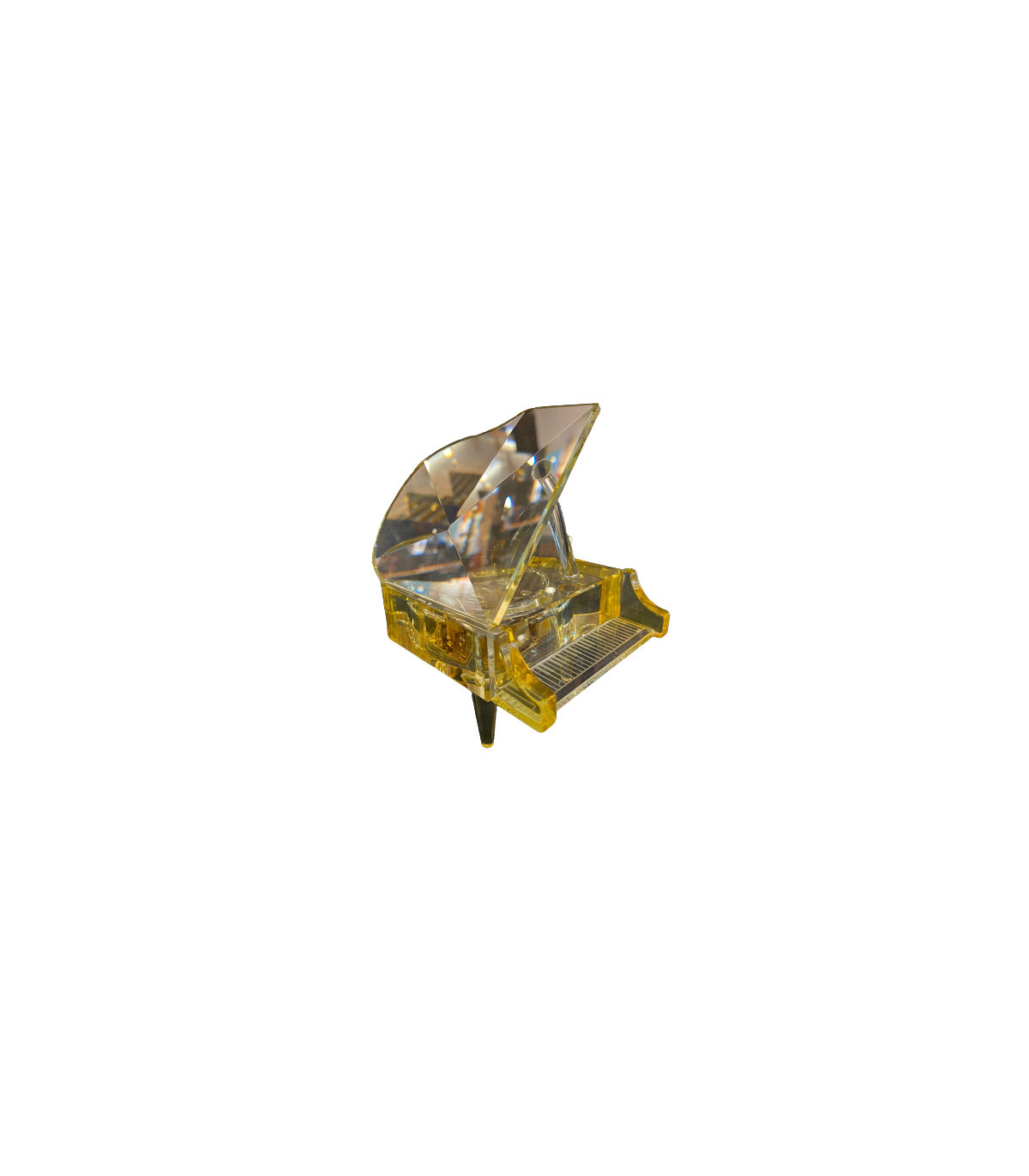 Crystal Piano Musicbox Yellow [2]
