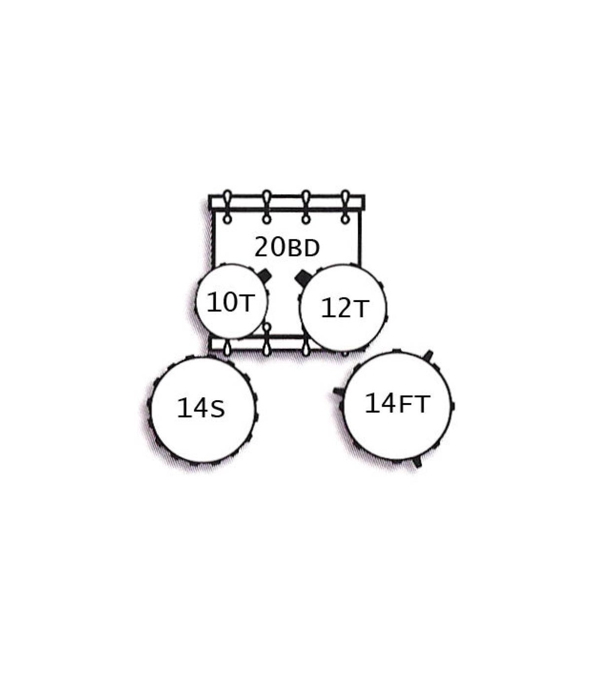Tamburo T5P20DARK [7]