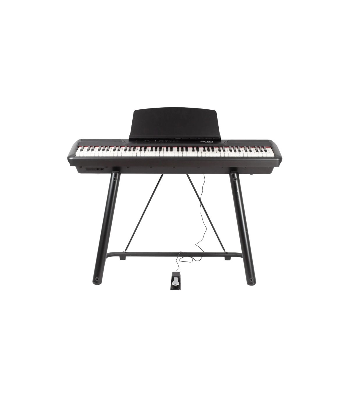 Magazin - Pearl River P60 + 1 Pedal + U Stand BK