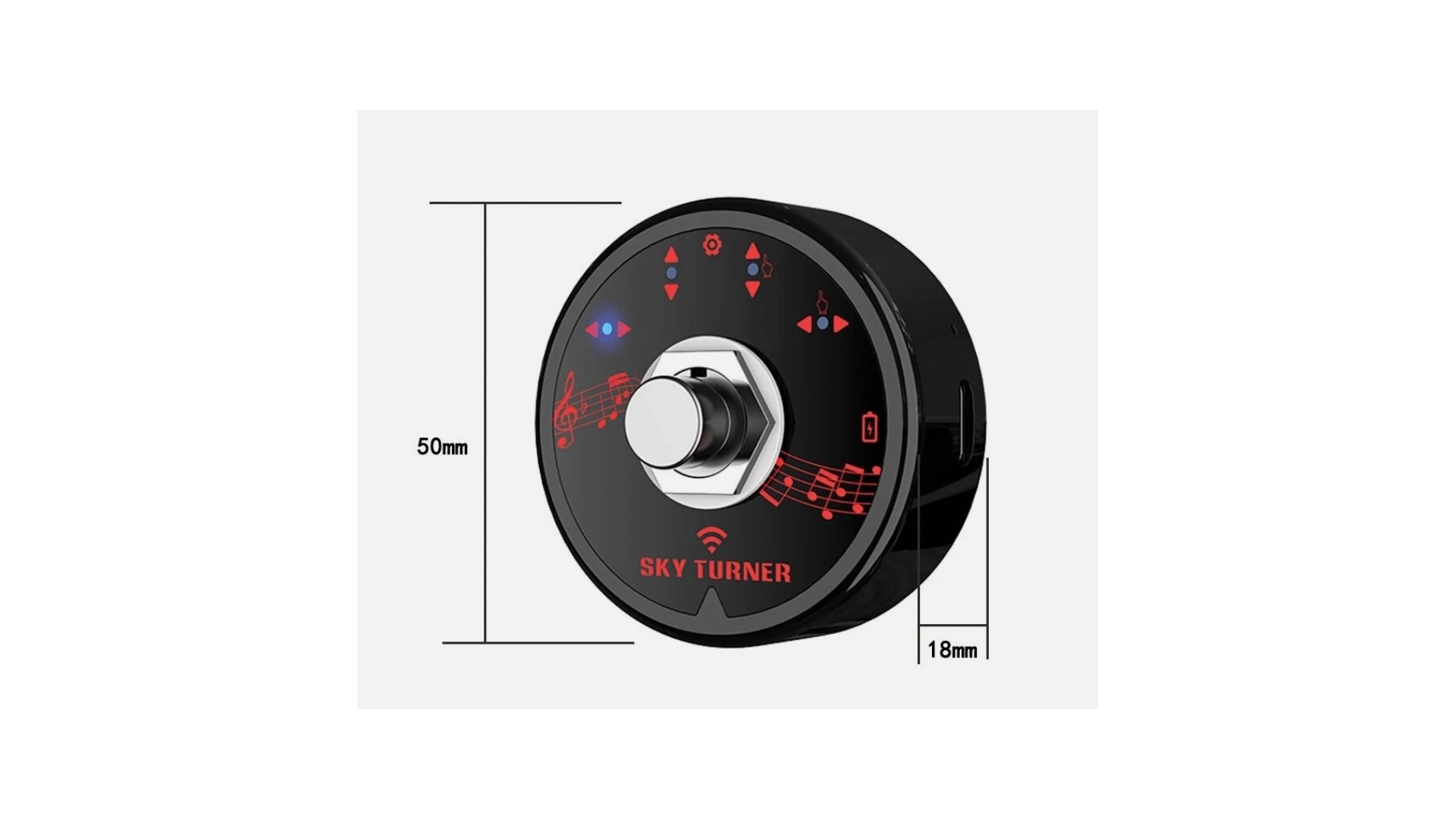 Dispozitiv Bluetooth pentru întors pagini Sky Turner - Flame [2]
