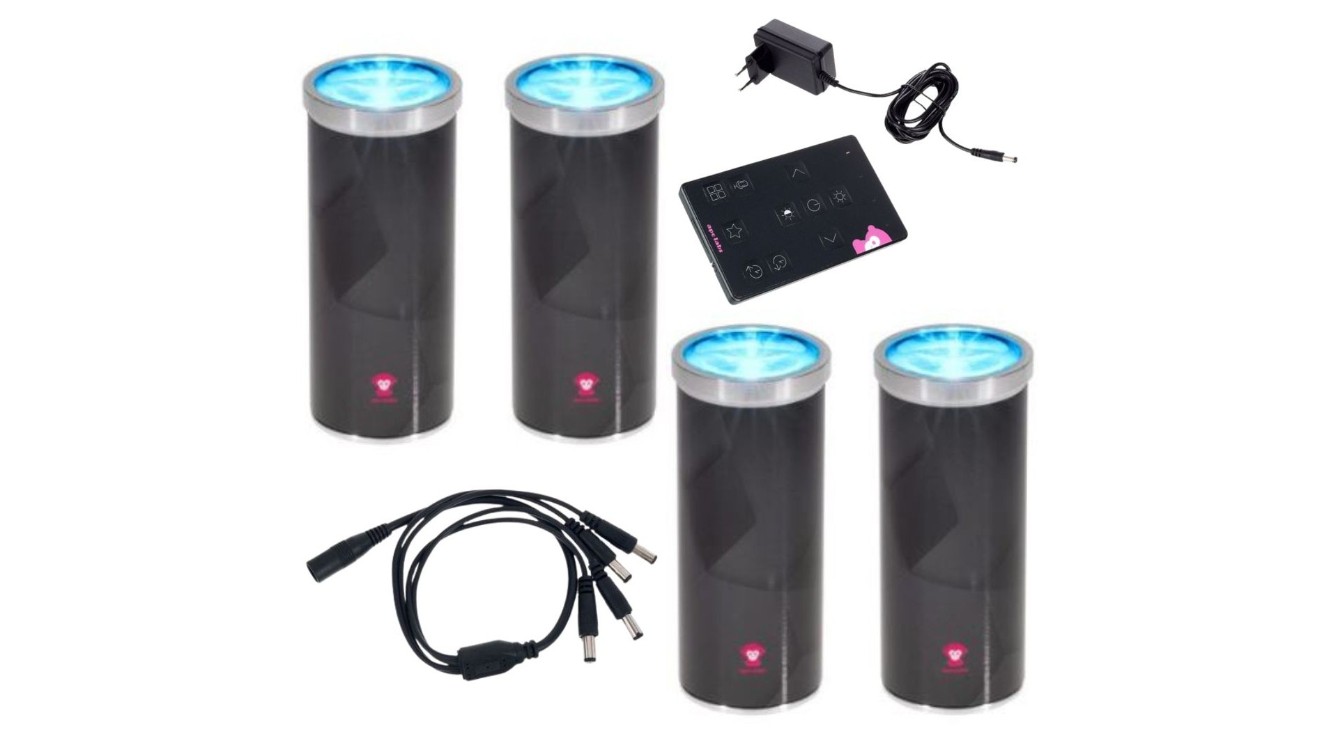 Lumini Decorative de Interior - Ape Labs LightCan V2 Grey Set of 4