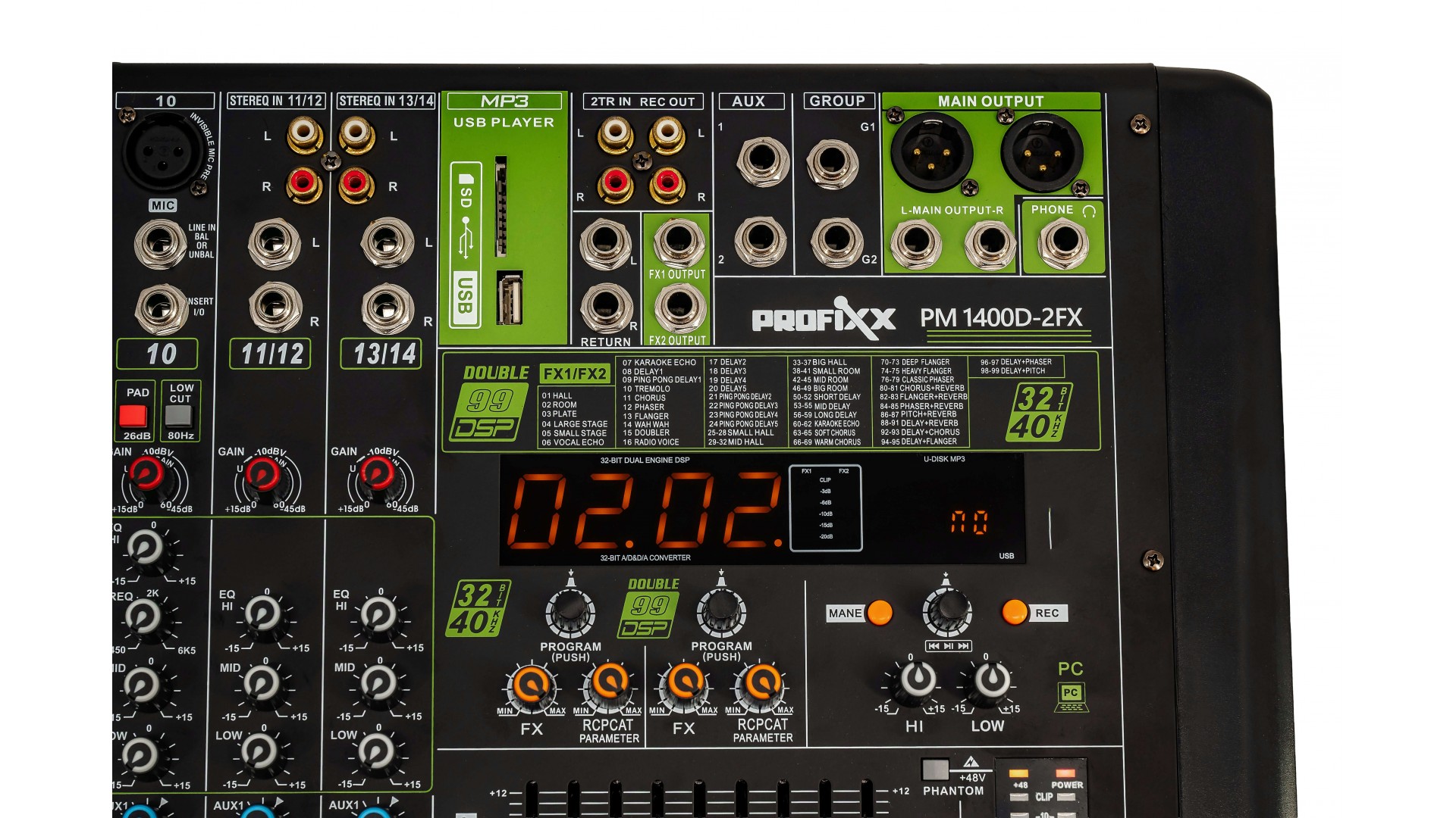 Profixx PM1400D-2 FX Mixer [7]