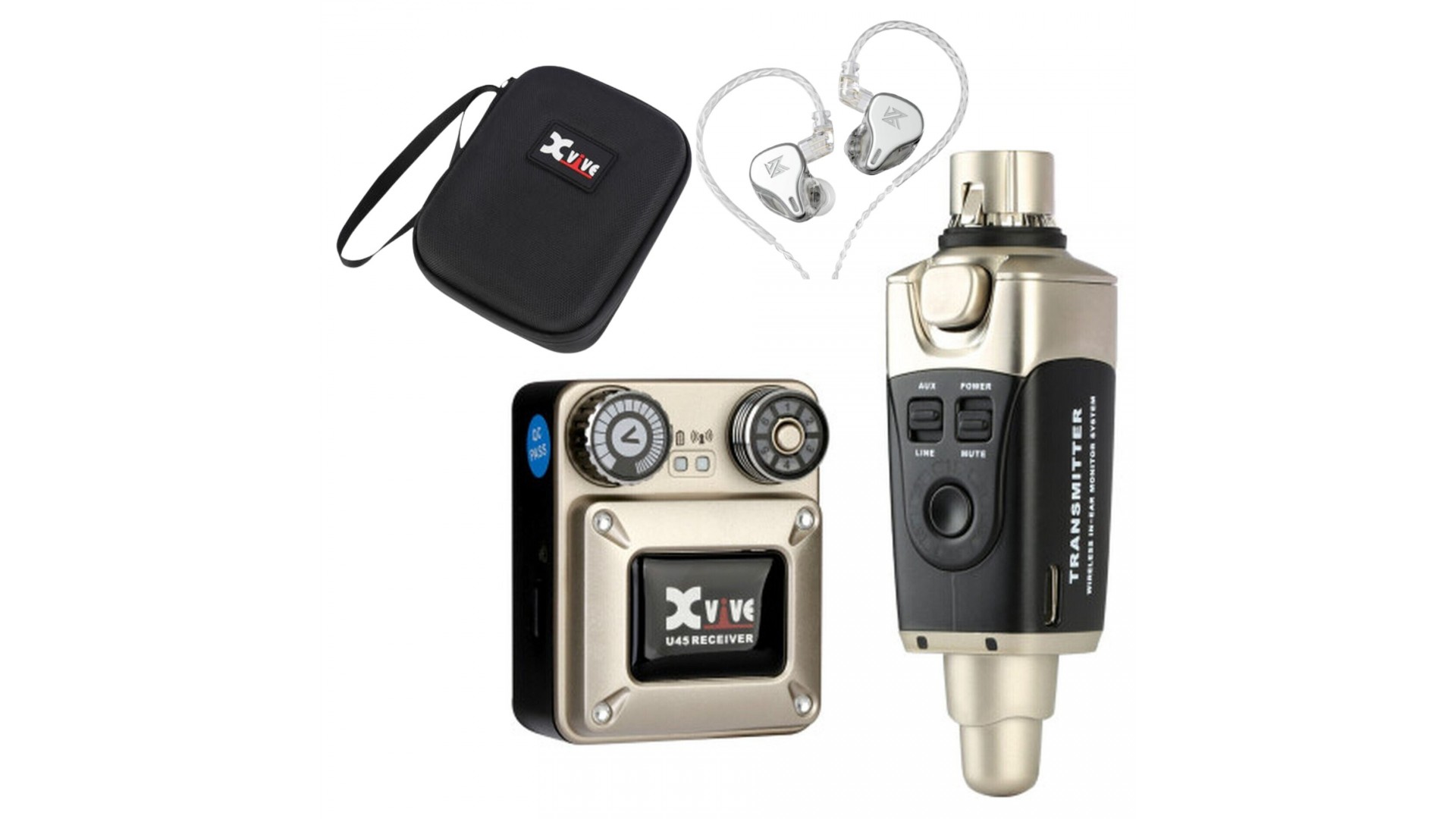 Magazin - Xvive U45 + KZ DQ6S In-Ear Monitor Set