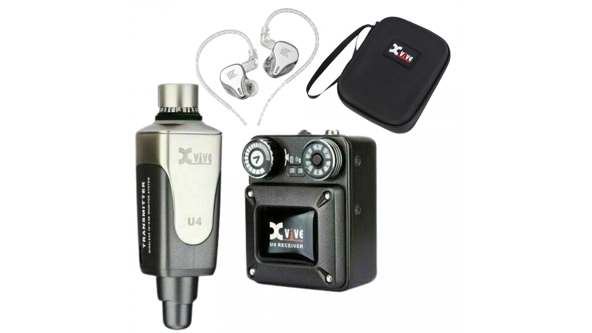 Magazin - Xvive U4 + KZ DQ6S In-Ear Monitor Set