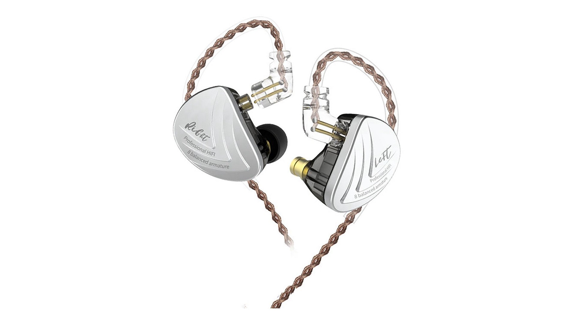 Xvive U4 + KZ AS16 BK In-Ear Monitor Set [8]