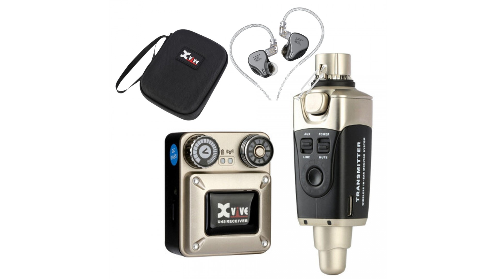 Magazin - Xvive U45 + KZ DQ6SBK In-Ear Monitor Set