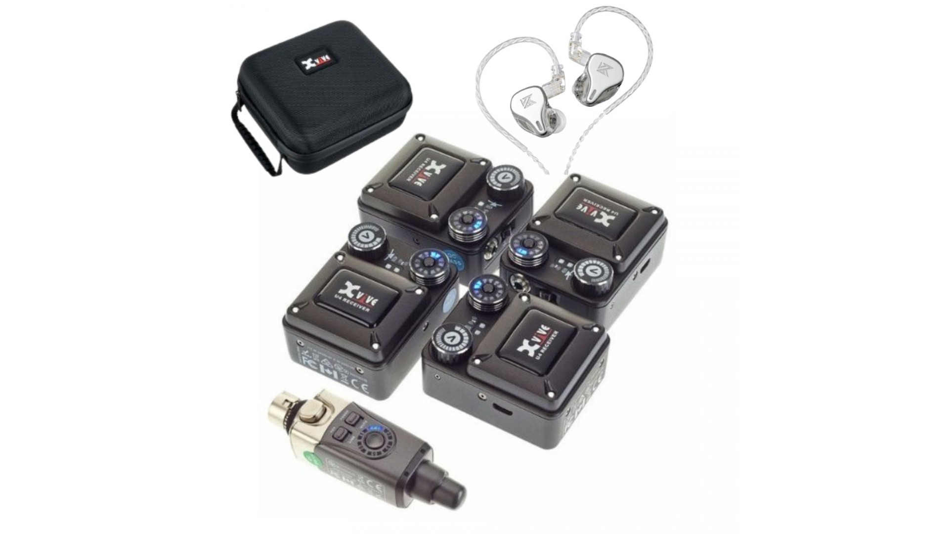 Magazin - Xvive U4R4 + KZ DQ6S In-Ear Monitor Set