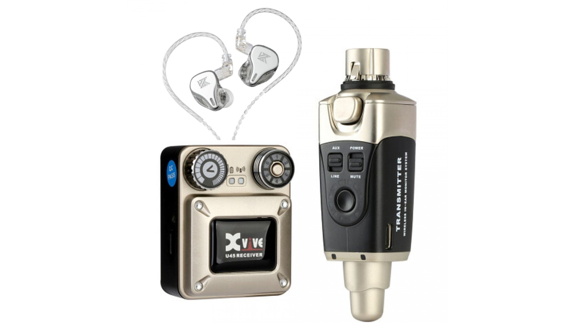 Magazin - Xvive U45 + KZ DQ6S In-Ear Monitor Set5