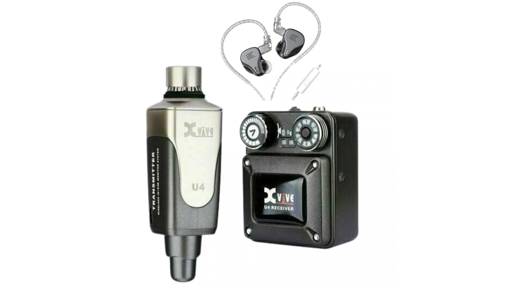 Magazin - Xvive U4 + KZ DQ6S BK In-Ear Monitor Set5