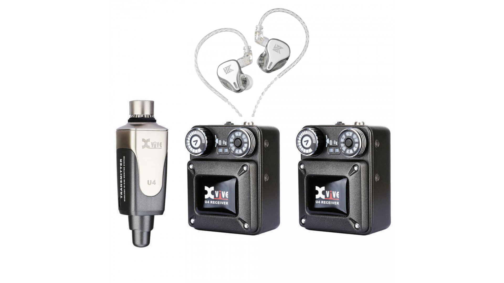 Magazin - Xvive U4R2 + KZ DQ6S In-Ear Monitor Set5