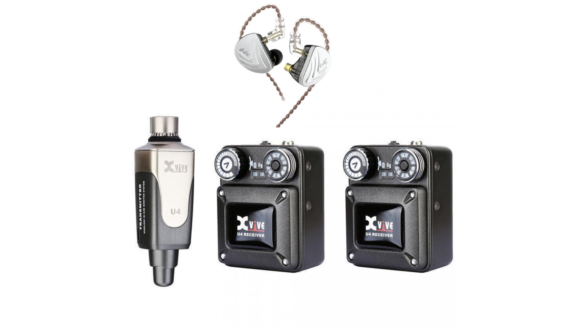 Magazin - Xvive U4R2 + KZ AS16 BK In-Ear Monitor Set6