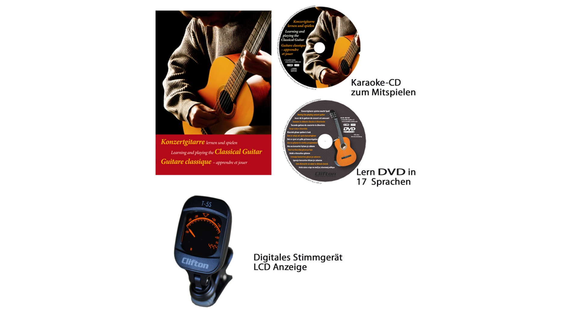 Clifton Valesca 39 4/4 Black Set [6]