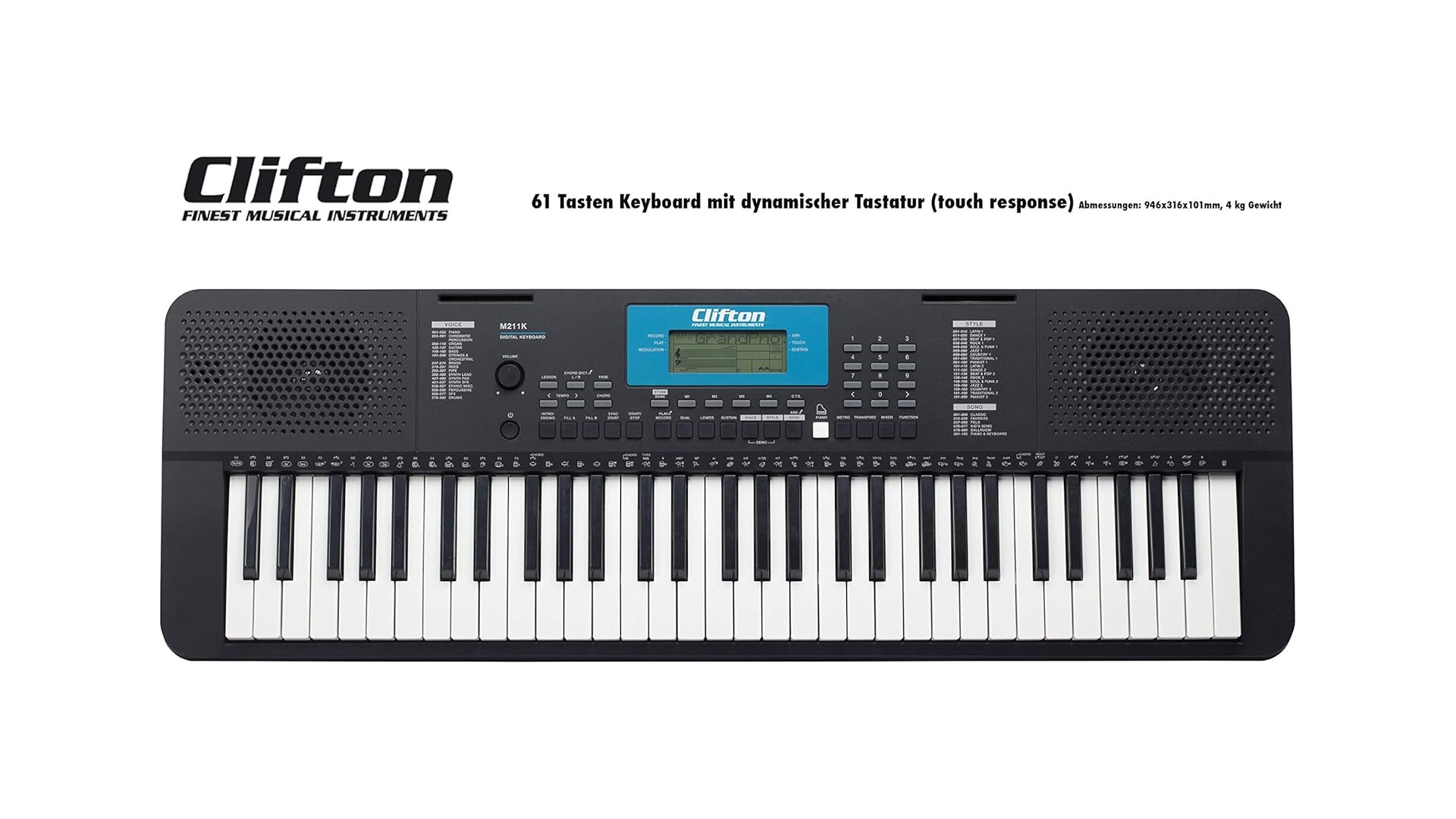 Orga - Clape aranjoare si workstation - Clifton M211 Orga