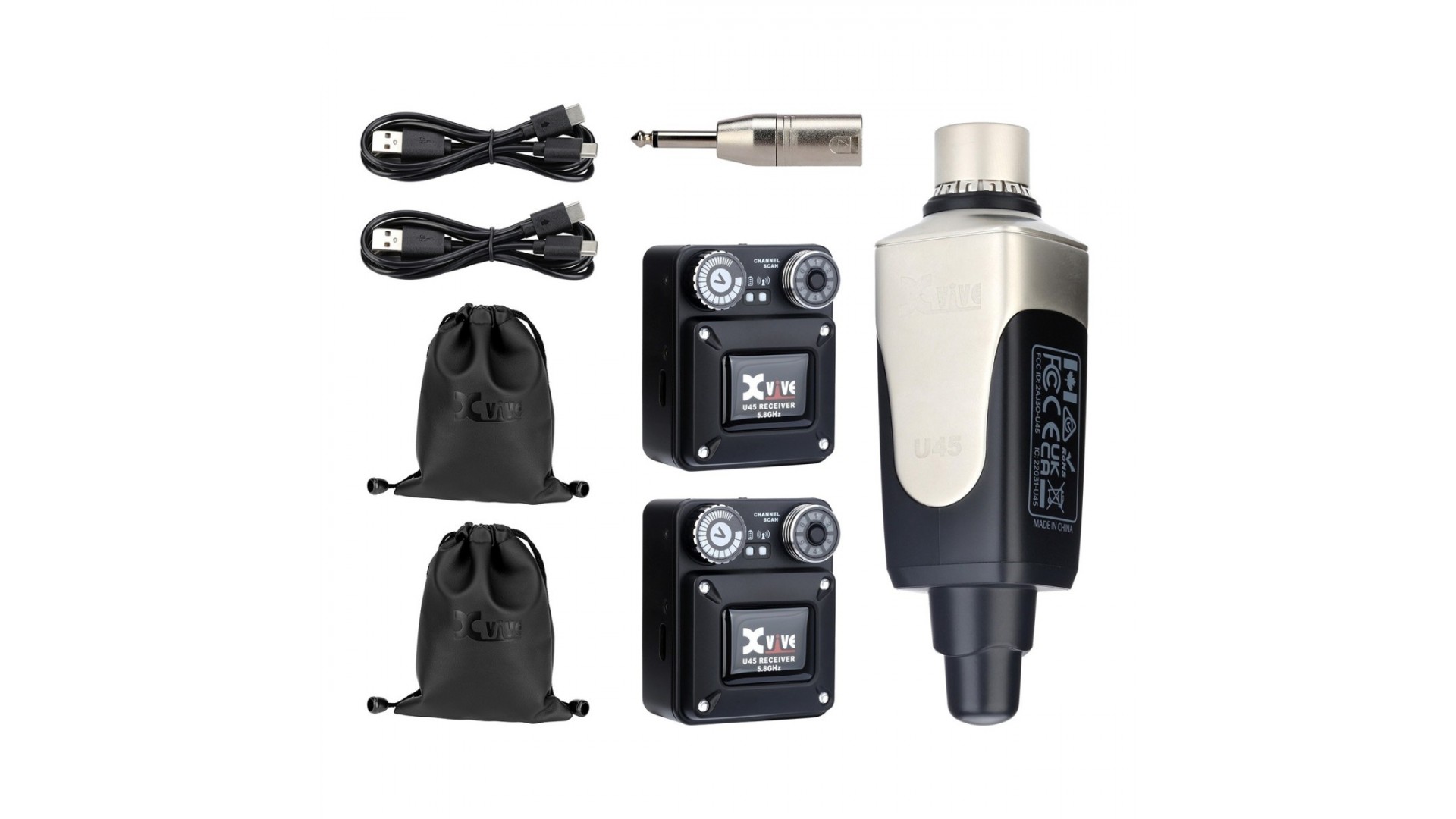 Xvive U45R2 + KZ DQ6S In-Ear Monitor Set [8]