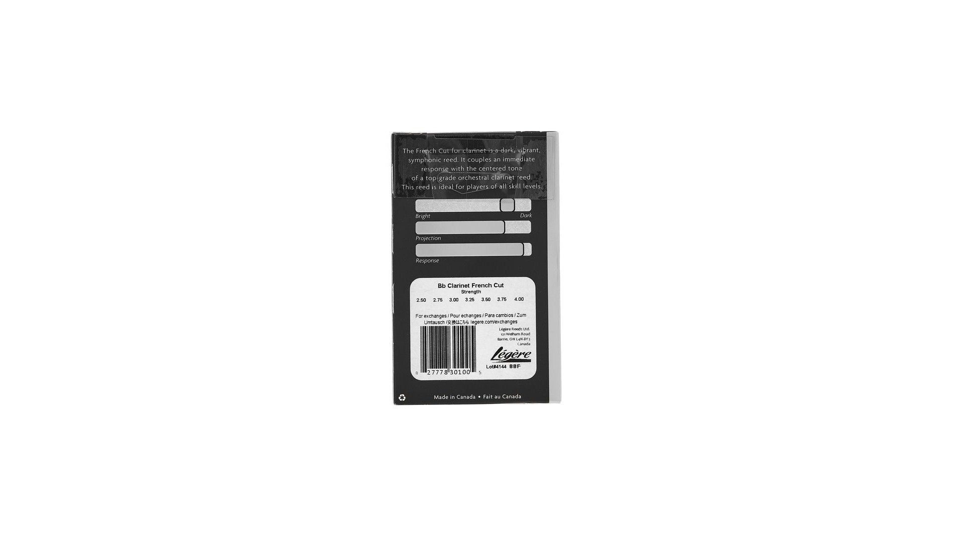 Legere French Cut Bb-Clarinet 2.5 [7]