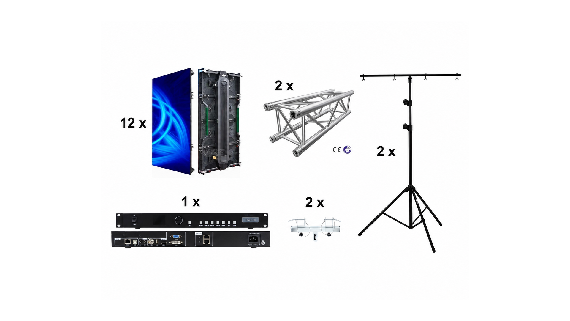 Magazin - Profixx Ecran Led P3.91 outdoor - 3x2m (6 mp) + Novastar CMS130 + SWU 400 Set