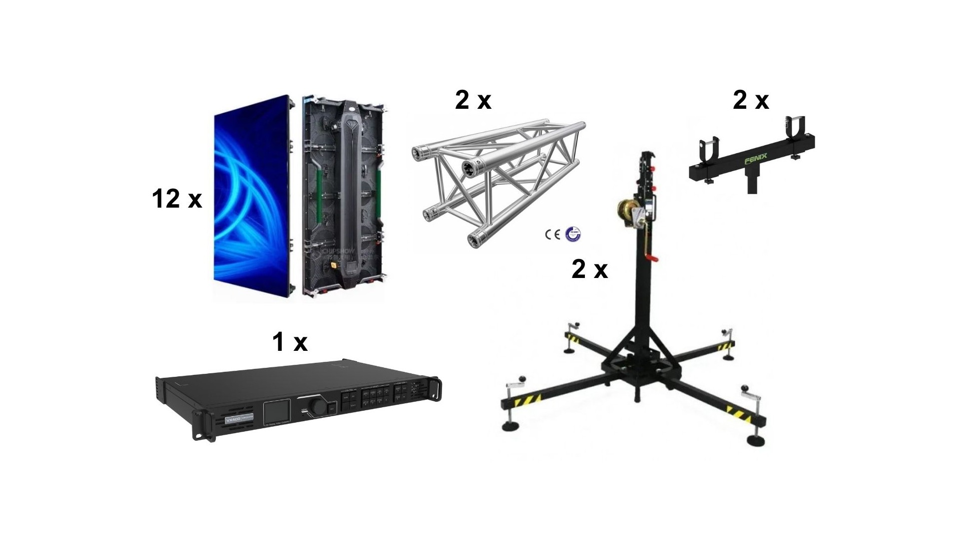 Magazin - Profixx Ecran Led P2.976 outdoor - 3x2m (6 mp) + VX400 SET + FENIX