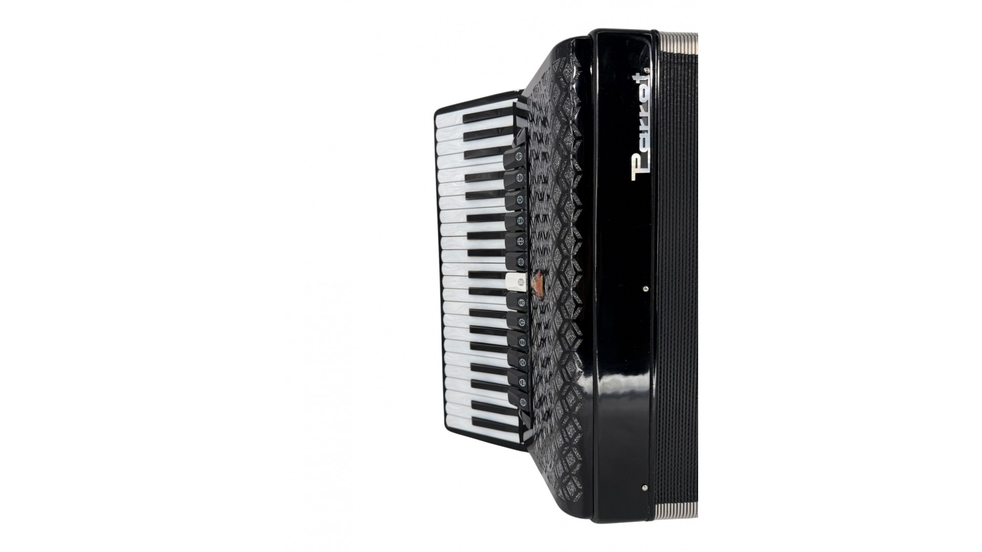 Acordeon acustic cu 41 de clape și 120 de bași, negru - Parrot YW9968 BK [4]