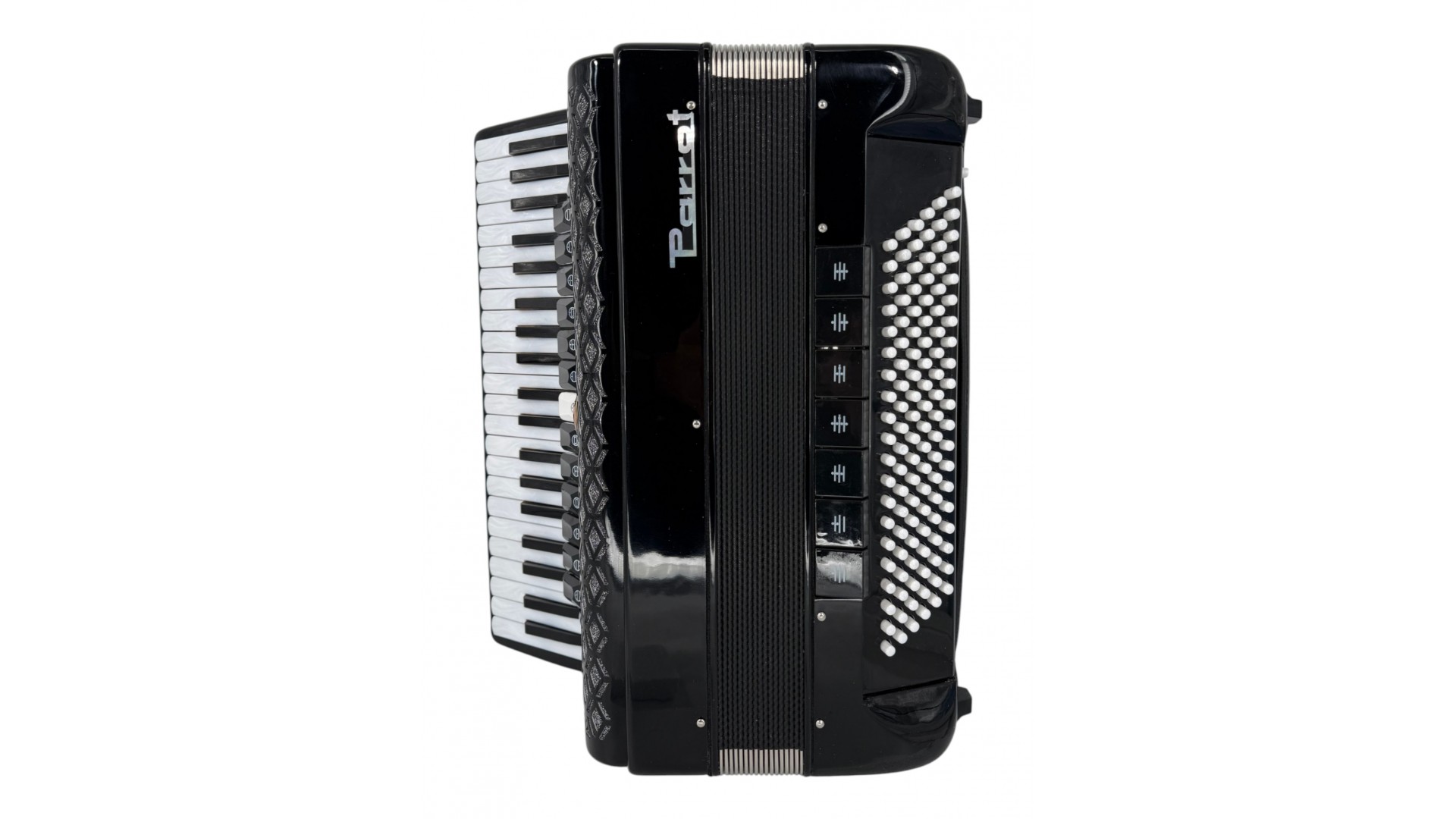 Acordeon acustic cu 41 de clape și 120 de bași, negru - Parrot YW9968 BK [5]