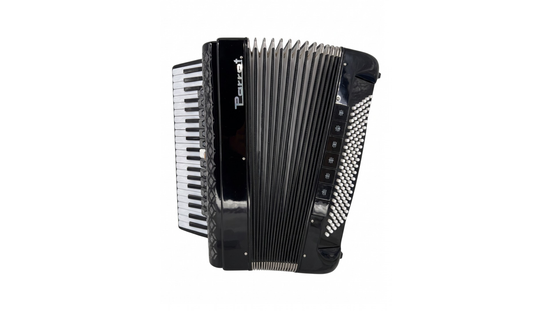 Acordeon acustic cu 41 de clape și 120 de bași, negru - Parrot YW9968 BK [3]