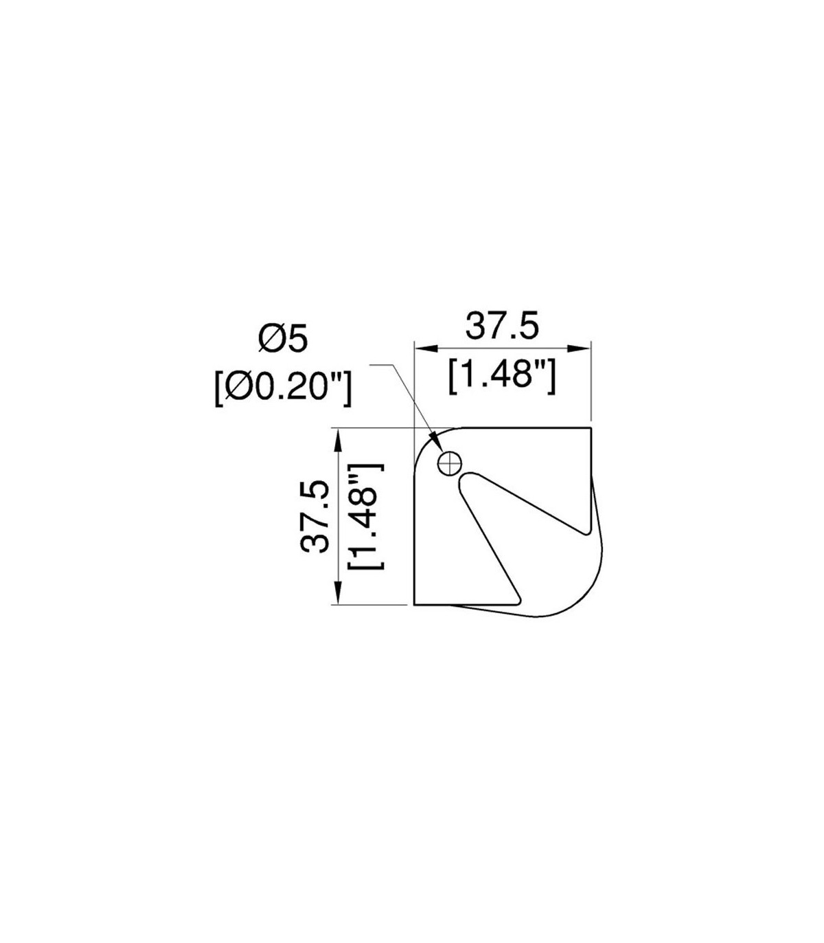 Penn Elcom CG-1050 Ball Corner 37mm [2]