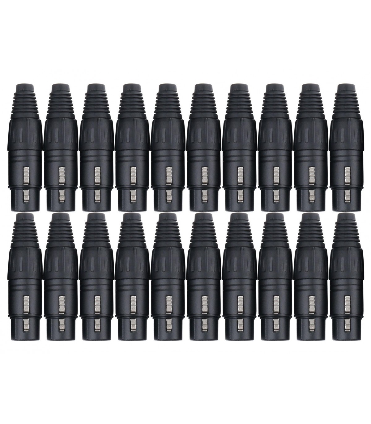 Magazin - Pronomic connector set XLR female 20 pcs black