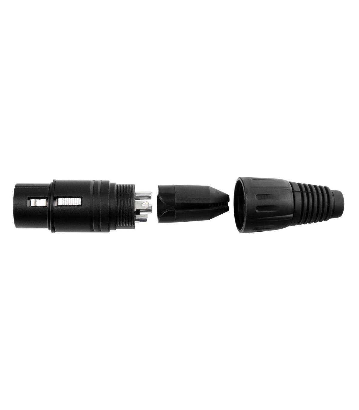 Pronomic connector set XLR female 20 pcs black [3]