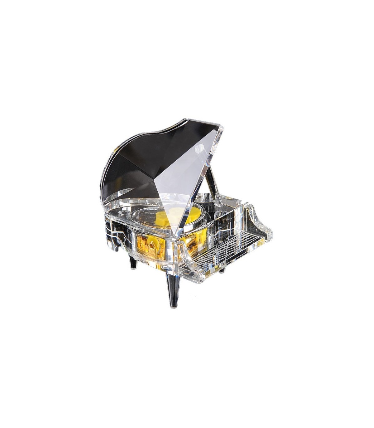 Idei de cadouri - Crystal Piano musicbox white