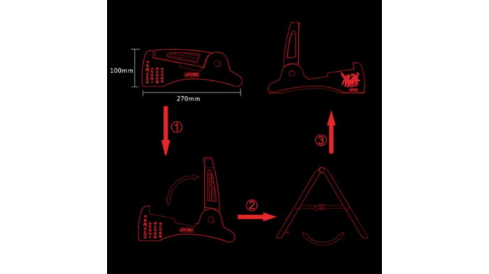 Aroma AGS-03 Guitar Stand [5]