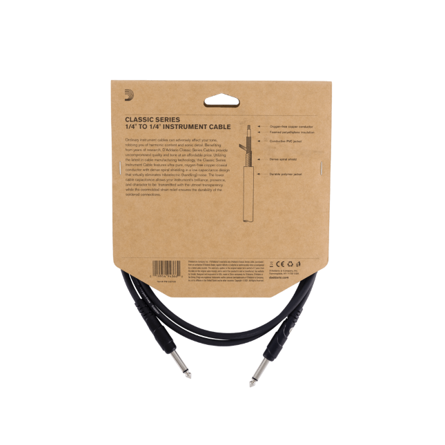 Cablu de instrument D'Addario PW-CGT-15 4,5 m (15 ft) [4]