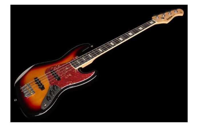 Chitara bass Harley Benton JB-75MN Sunburst [6]