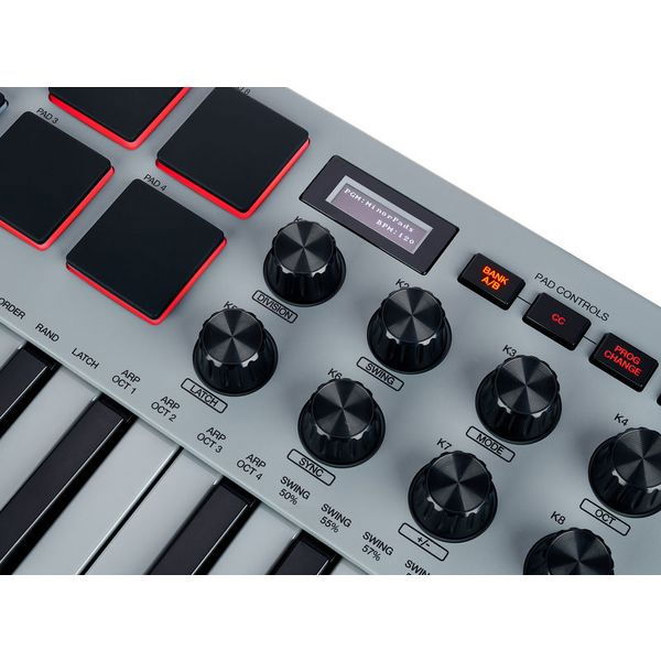 Claviatura AKAI Professional MPK Mini MK3 Gray [5]