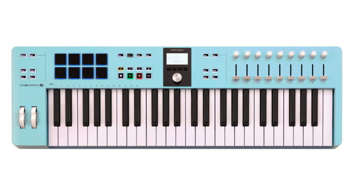 Claviatura MIDI Arturia KeyLab Essential 49 Mk3 Aquamarine [5]