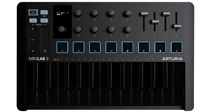 Claviatura MIDI Arturia MiniLab 3 Deep Black [3]