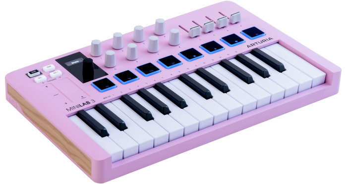 Claviatura MIDI Arturia MiniLab 3 Rose Quartz [2]