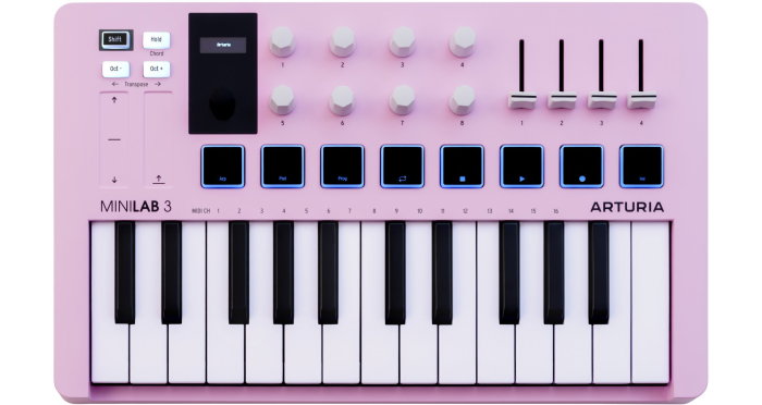 Claviatura MIDI Arturia MiniLab 3 Rose Quartz [3]