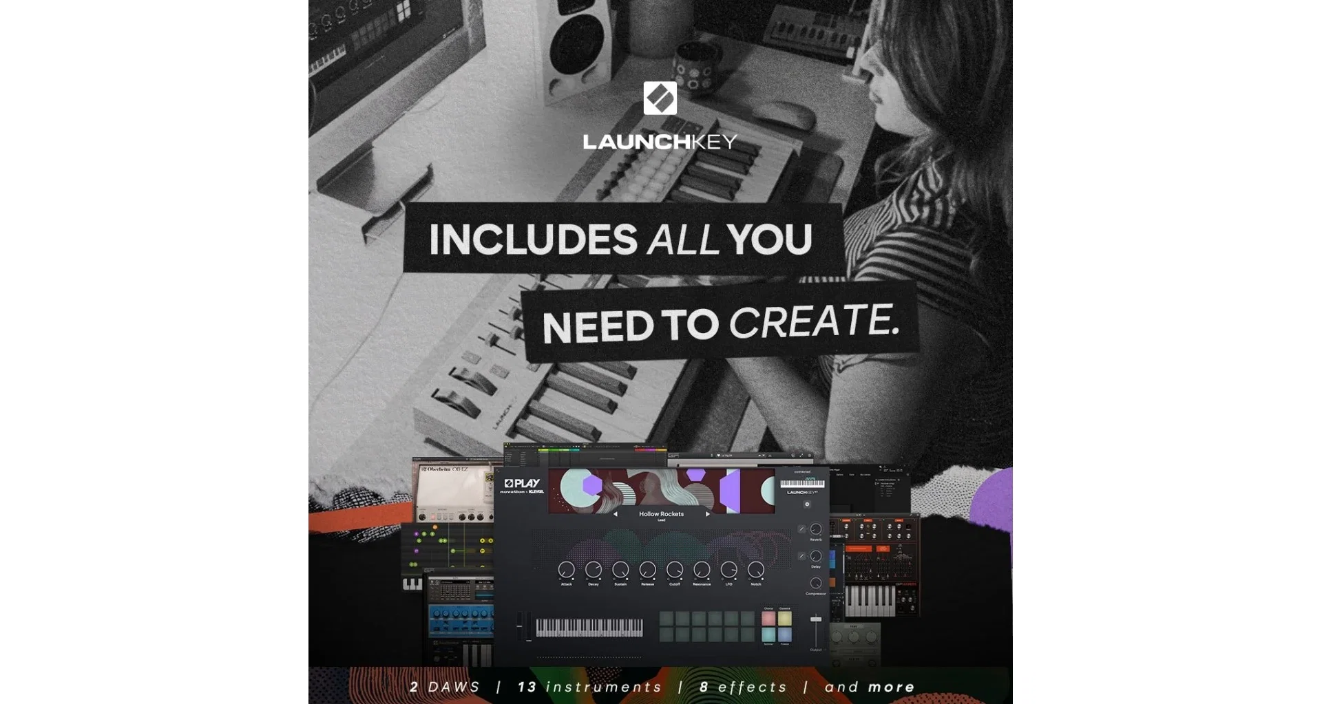 Claviatura Novation Launchkey 49 MK4 White [15]