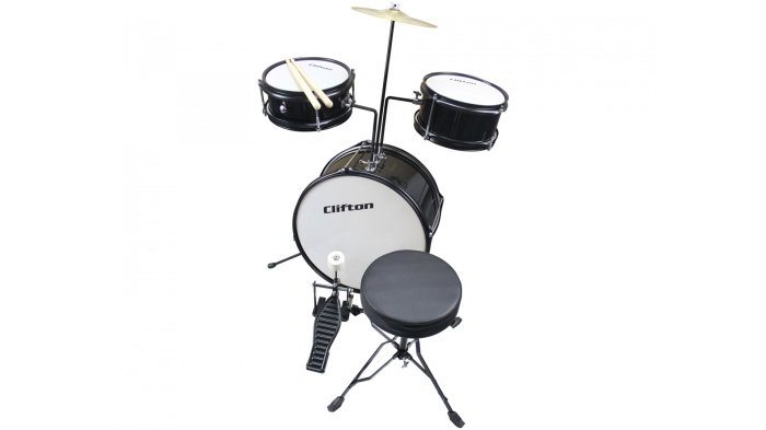Clifton Children's Drum Kit Black [4]