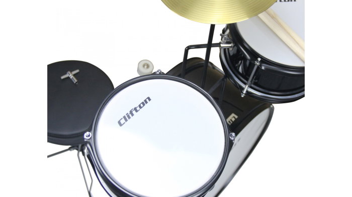 Clifton Children's Drum Kit Black [5]