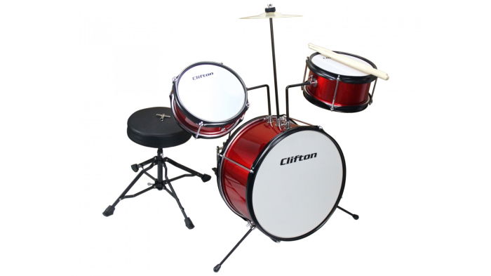 Clifton Children's Drum Kit Red [2]