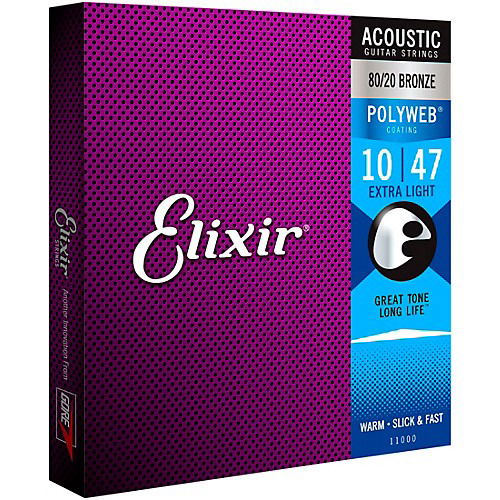 Corzi de chitara Elixir Polyweb Extra Light 11000 [1]