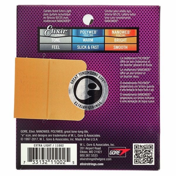 Corzi Elixir Nanoweb Extra Light Acoustic [2]