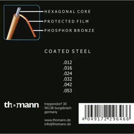 Corzi Harley Benton Coated Phosphor Anti Rust [6]