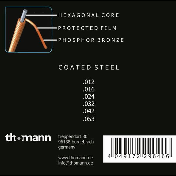 Corzi Harley Benton Coated Phosphor 012 Anti Rust [2]