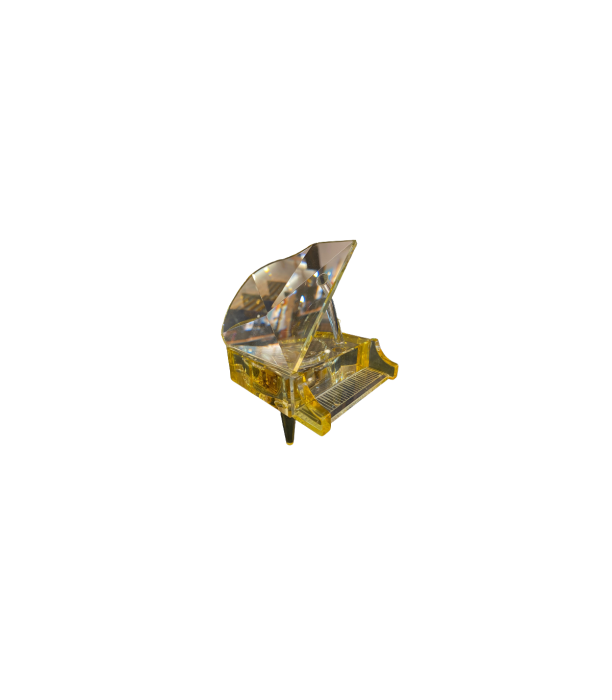 Crystal Piano Musicbox Yellow [2]