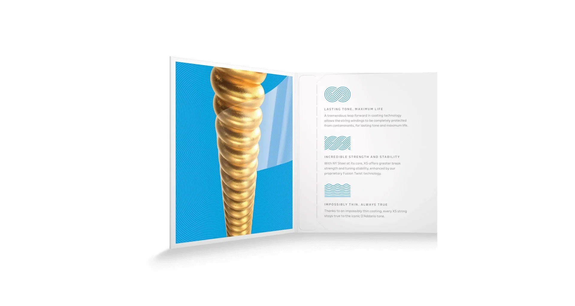 DAddario 10-47 Light 12-String, XS 80/20 Bronze Coated XSABR1047-12 [4]